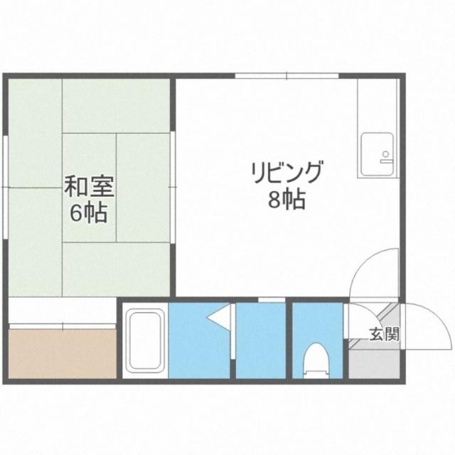 ドミール平和（201） 間取り図画像
