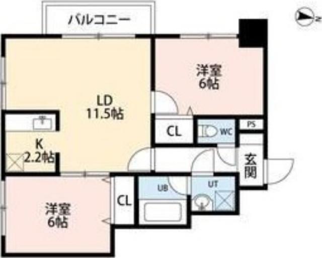 ノルテブリッサ２４ロード（307） 間取り図画像