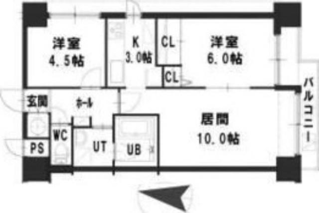 レジデンスN21（402） 間取り図画像