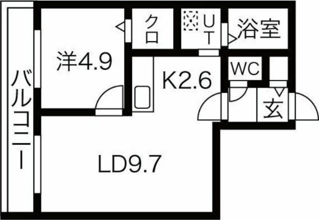 ｍｏｌｔｉｙ２７(モルティ２７)（302） 間取り図画像
