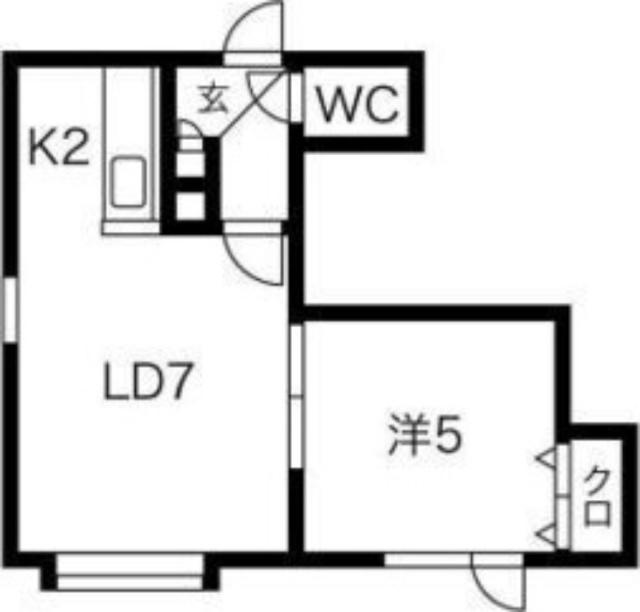 ロイヤルハイツセイヤ（203） 間取り図画像