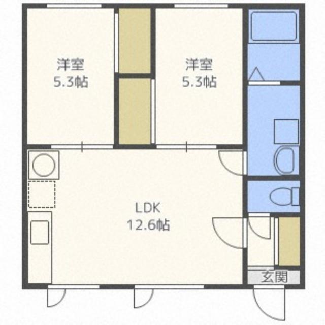 ビラ・レジリア美香保（103） 間取り図画像