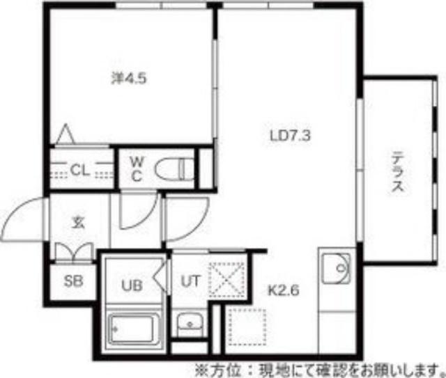 ファクター麻生（103） 間取り図画像