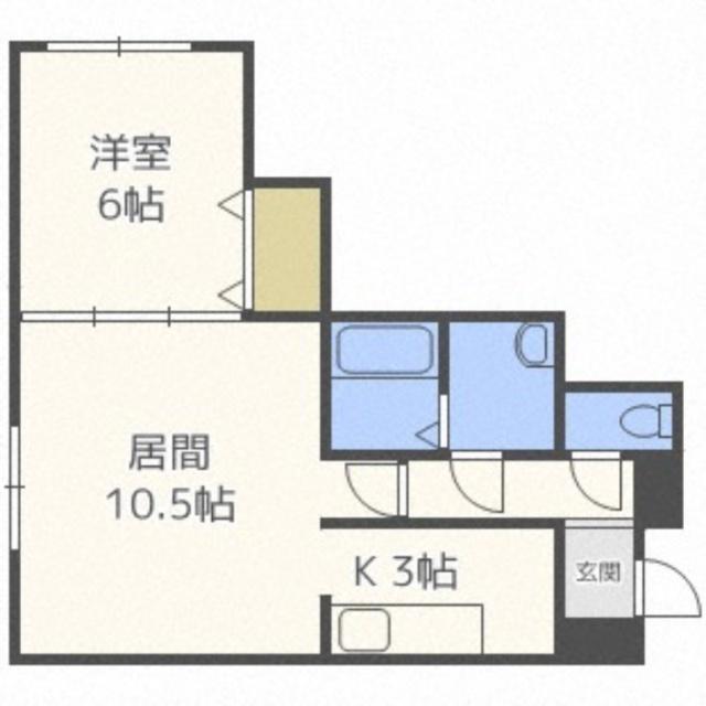 ディアコートＢＧ’ｓ（101） 間取り図画像