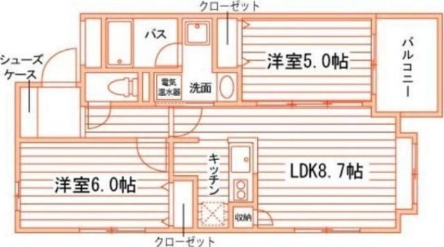 エルファロ７６（406） 間取り図画像