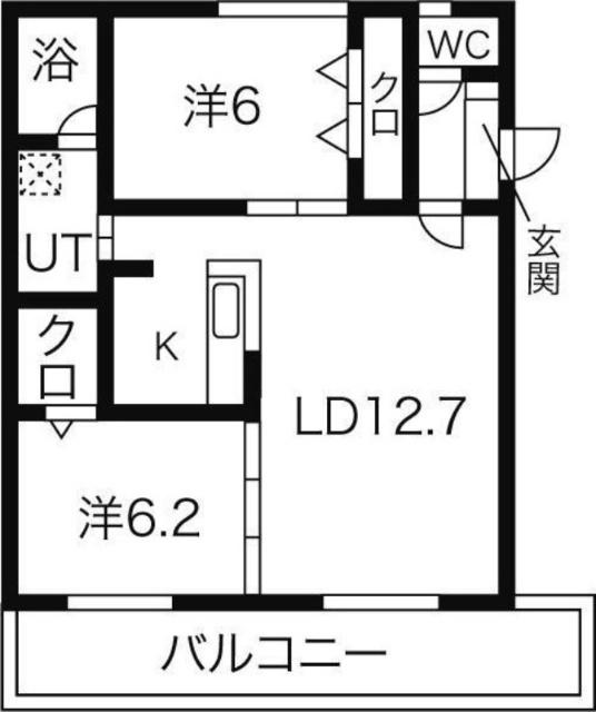 香風館　壱番（203） 間取り図画像