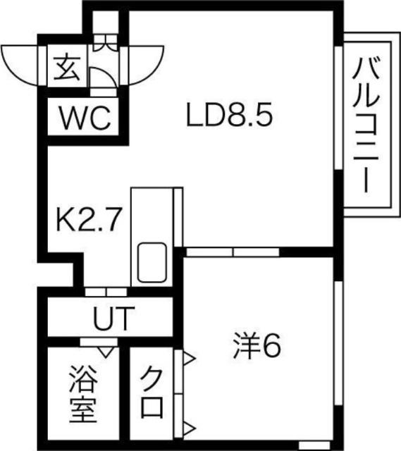 Merlot (メルロー)（301） 間取り図画像