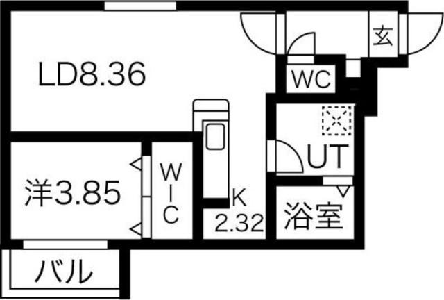 クラス南郷（403） 間取り図画像