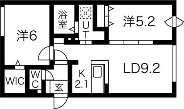 ＣＡＳＡ　ＣＲＥＳ　（101） 間取り図画像
