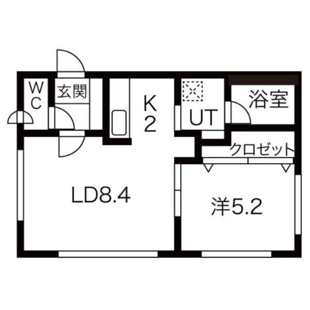 モデルノ水車町（101） 間取り図画像