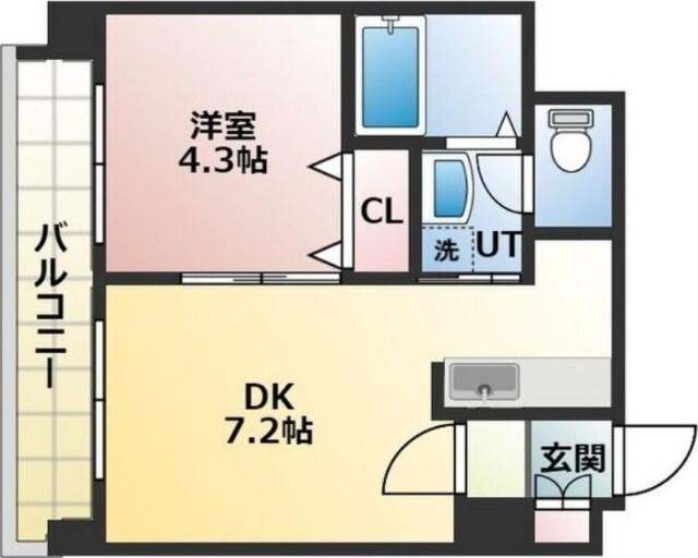 フランセジュール北20条（705） 間取り図画像