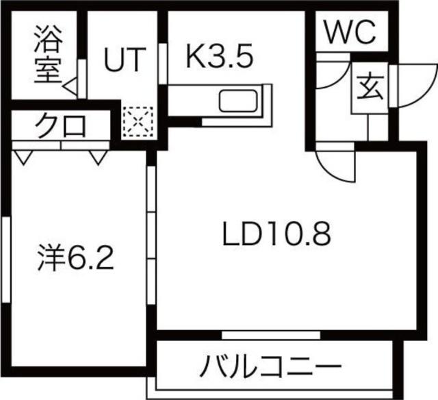 フィーノW-Four（101） 間取り図画像