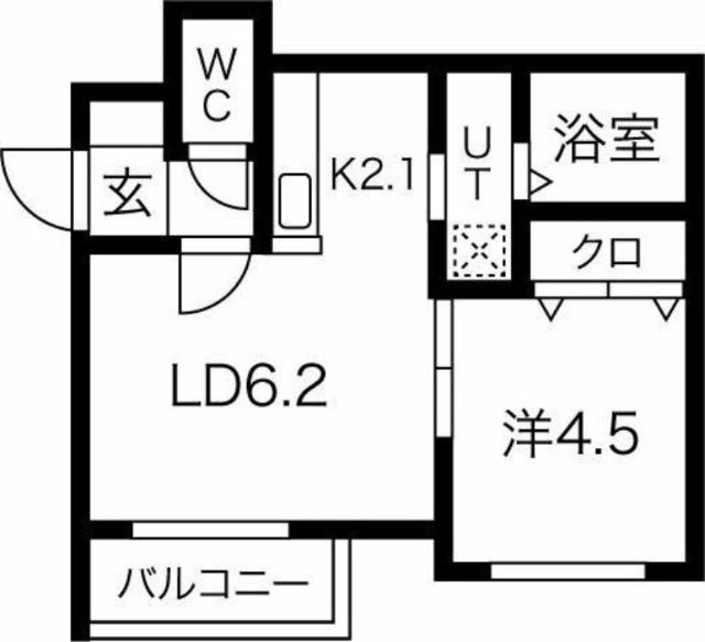 Ｃｈａｍｂｒｅ東札幌(シャンブル)（301） 間取り図画像