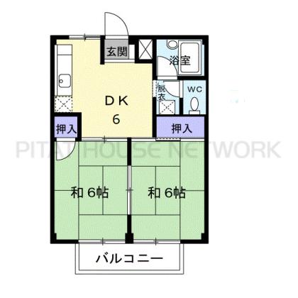 シティーハイツ小八木　Ｂ 間取り図写真