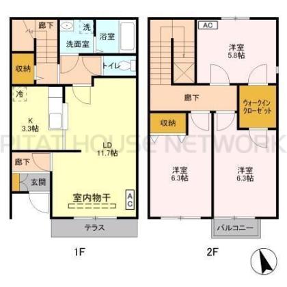  間取り図写真