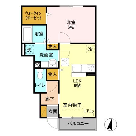 ミヤビ　Ｅ（102） 間取り図画像