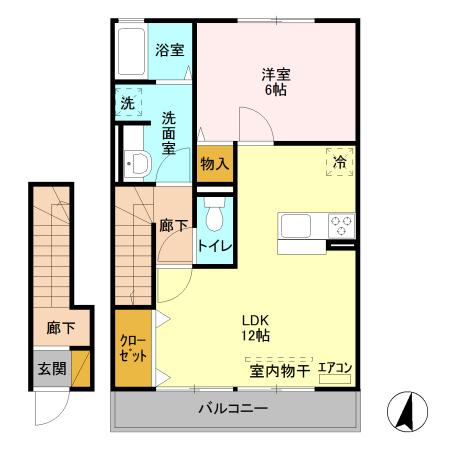 ミヤビ　Ｅ（202） 間取り図画像