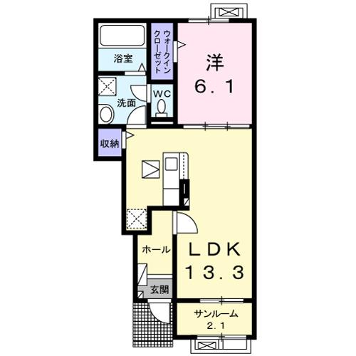 アステローペ（104） 間取り図画像