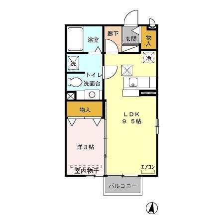 プリマヴェーラ（101） 間取り図画像