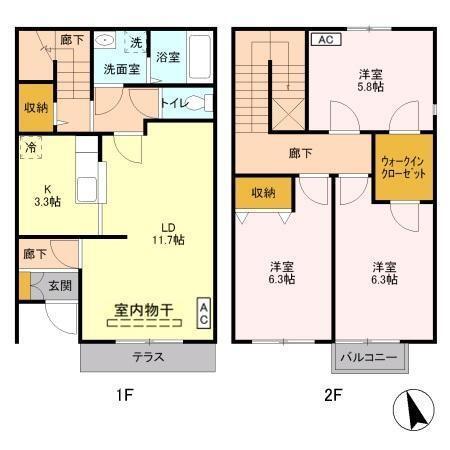  間取り図写真