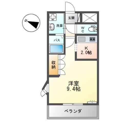 ウイング　ベル 間取り図画像
