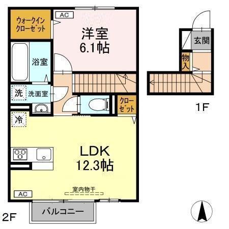 セプトガーデン古市町（205） 間取り図画像