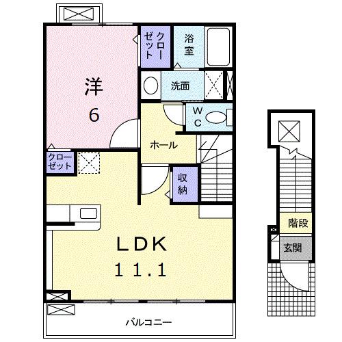 ラビスⅠ（202） 間取り図画像