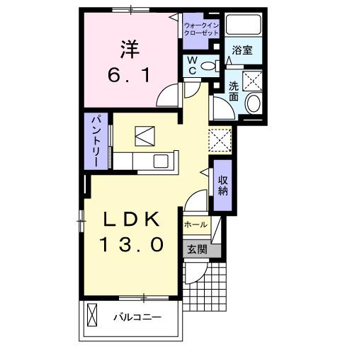 アルドール（101） 間取り図画像