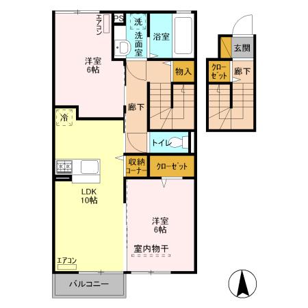グラード（202） 間取り図画像