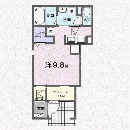 テルサ　ミヤマ（101） 間取り図画像