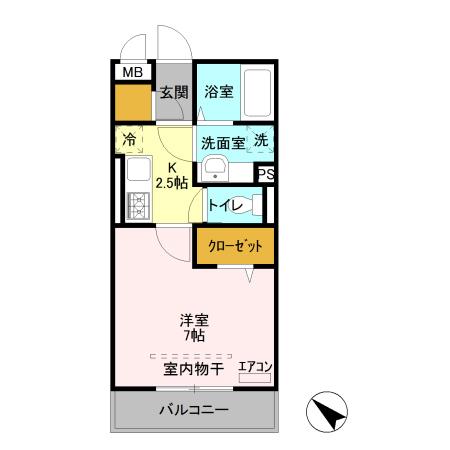 グラン ディーオ（202） 間取り図画像