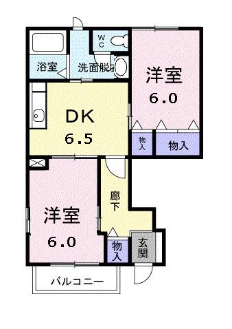 チェリッシュ（101） 間取り図画像