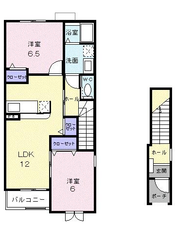 ベルフィオーレⅡ（203） 間取り図画像