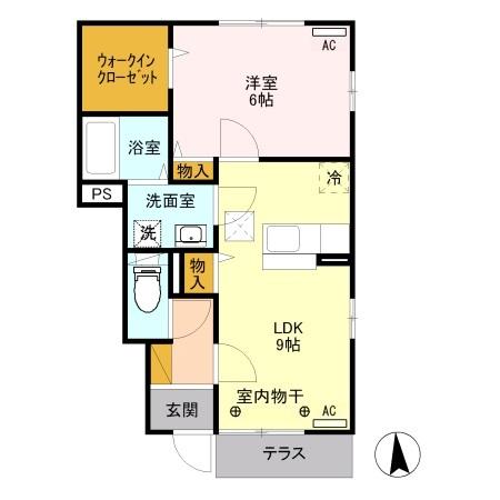 カギロイ・ノーラ（101） 間取り図画像