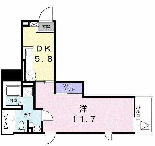 グランコーナ高崎（402） 間取り図画像