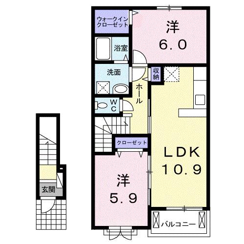 フィオーレ・Ｔ（204） 間取り図画像