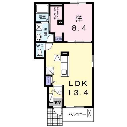 ルミナスローズ（103） 間取り図画像