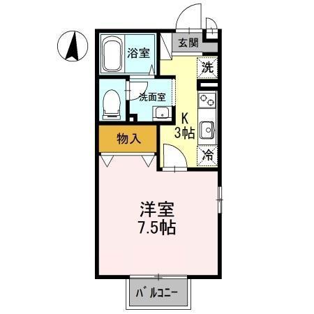 メゾン･フレッサ（101） 間取り図画像