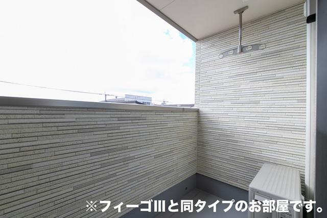 クラール　島野　Ａ（301） バルコニー