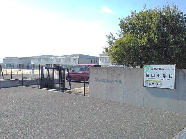 市立桜山小学校：850m