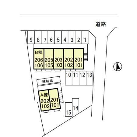 クレール矢中　Ａ/Ｂ（B206） その他