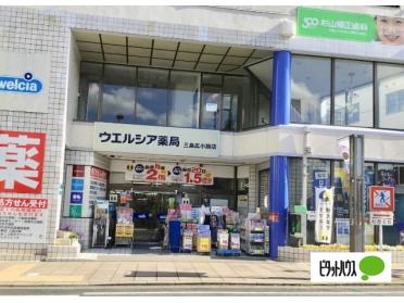 ウエルシア三島広小路店：373m