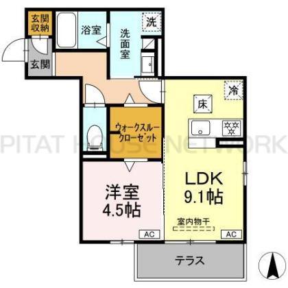  間取り図写真