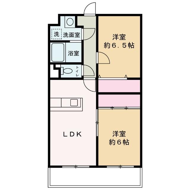 エバーグリーン（１０５） 間取り図画像