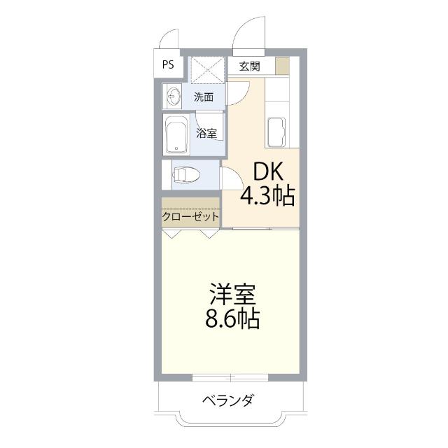 シンフォニー（２０２） 間取り図画像
