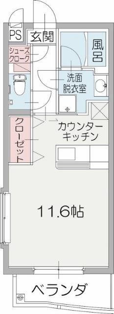 ウェストヒルズ（２０５） 間取り図画像