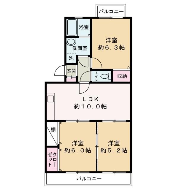 サウスレジデンス（１０３） 間取り図画像