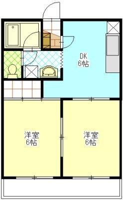 Ｍ＆ＫアップルＡ（３０２） 間取り図画像