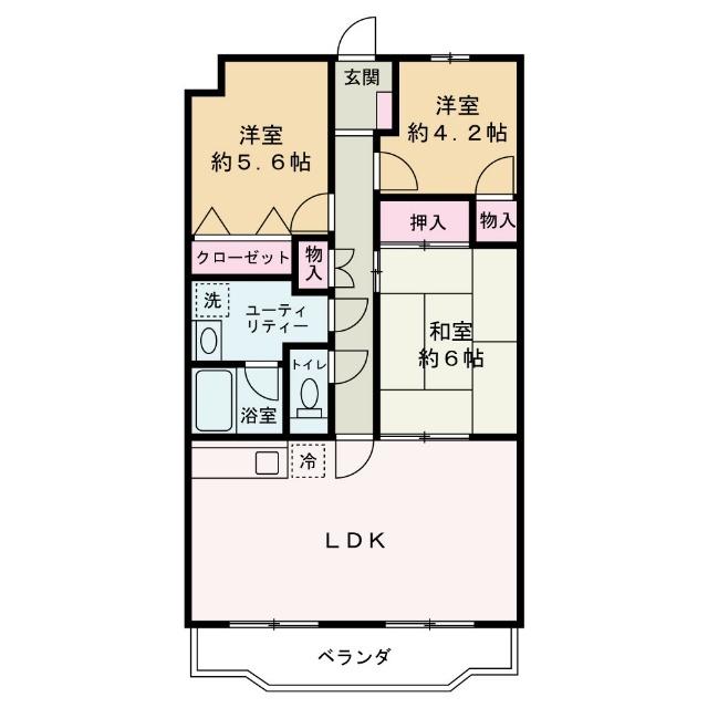 スプランディード（３０３） 間取り図画像