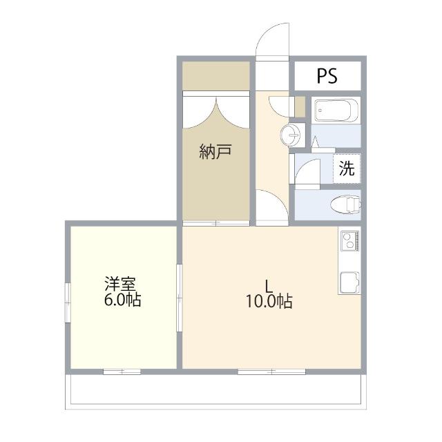 コーポラス神山ＩＩＩ（２０１） 間取り図画像